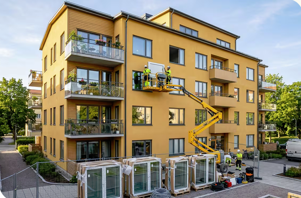 Underhåll av flerbostadshus som underlag för investeringsbeslut och ekonomisk bedömning